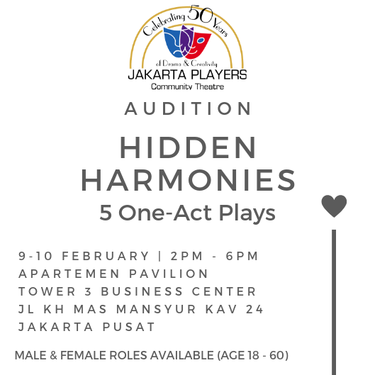 Hidden Harmonies Audition Poster